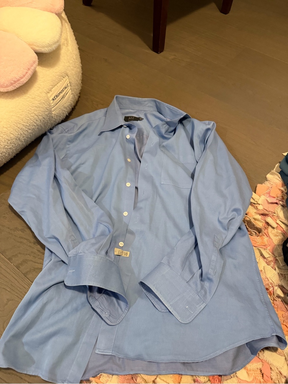 Ike Behar Light Blue Classic Dress Shirt